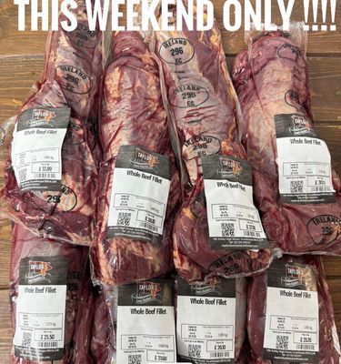 Fillet Steak- Whole £30kg