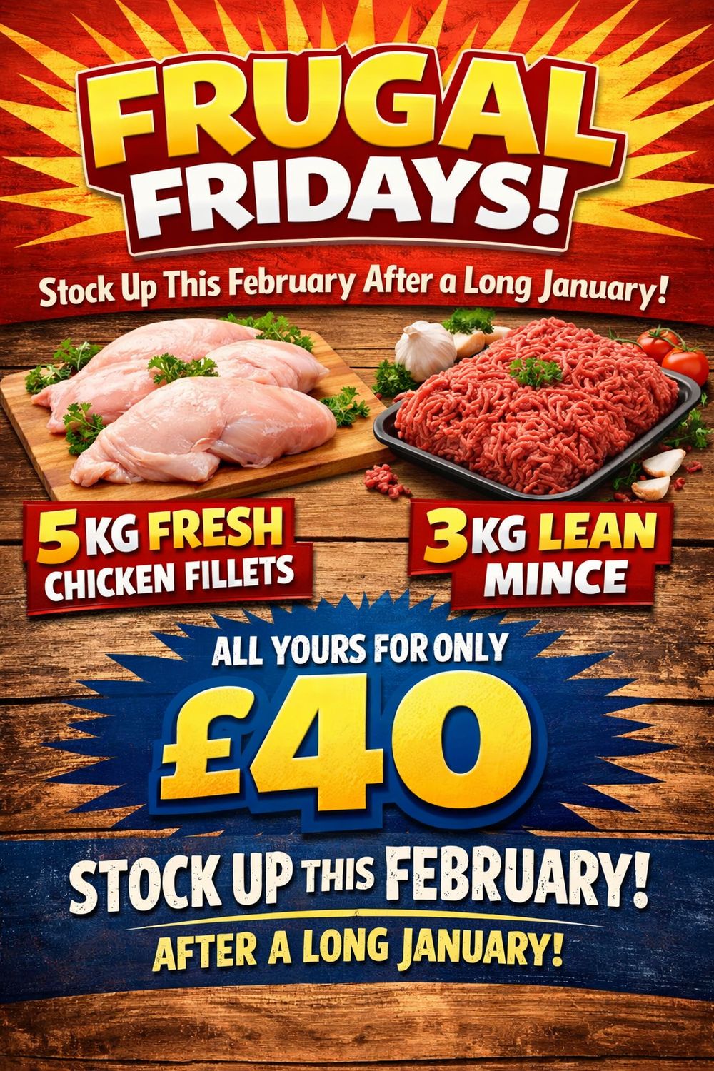 5kg Chicken &amp; 3kg Mince