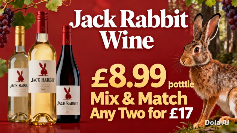 Jack Rabbit Wine ** 2 For £17 **