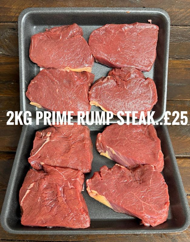 2kg Rump Steaks
