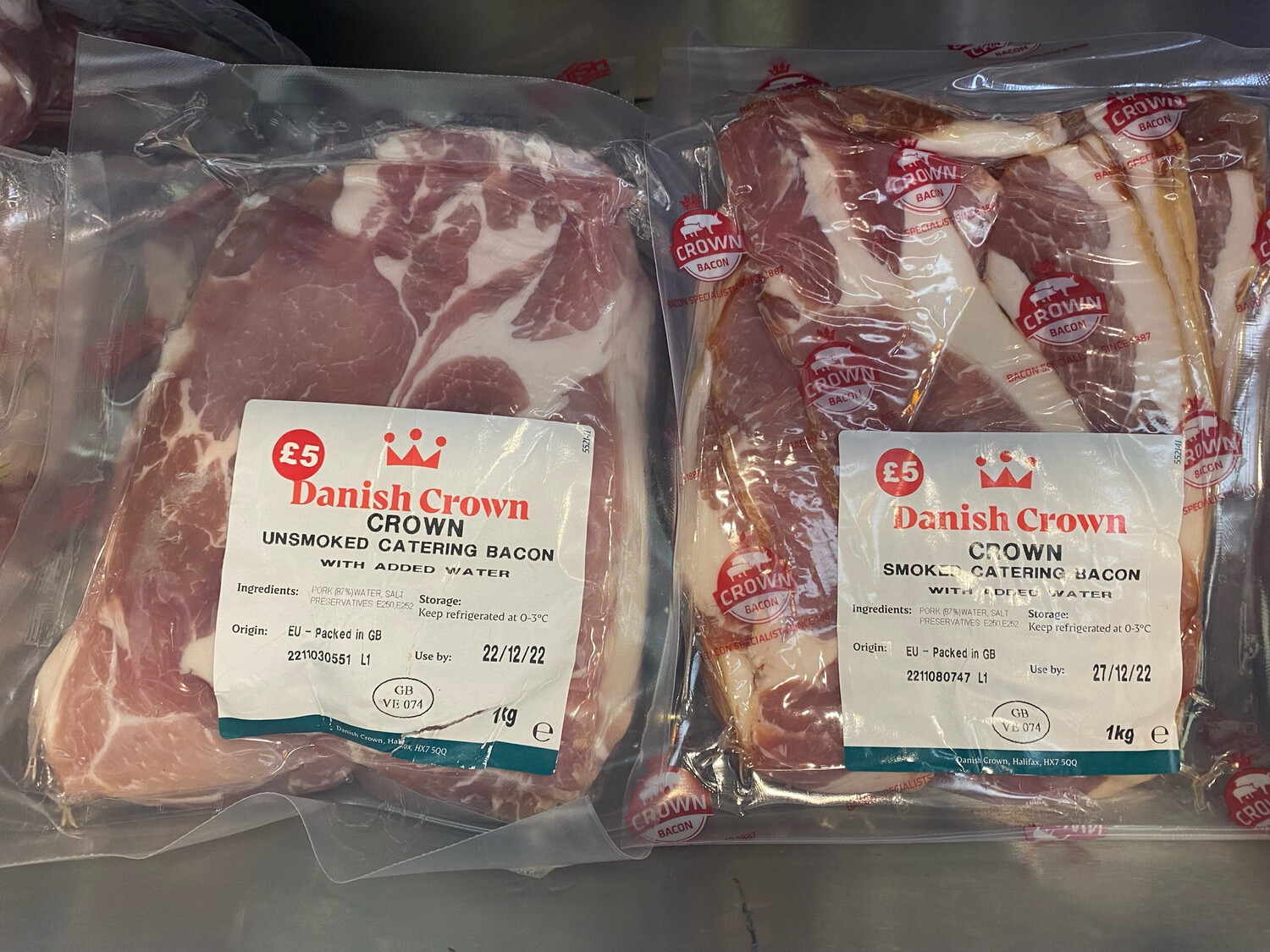 Danish Crown 2kg Smoked Bacon