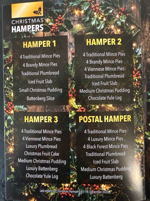 Pocklingtons Xmas Hampers