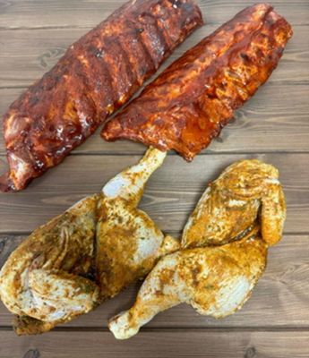 Rib &amp; 1:2 Chicken Combo