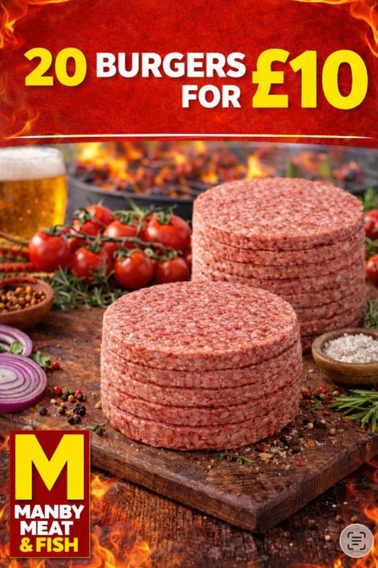 20 Burgers £10