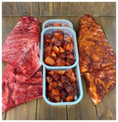 Rib &amp; BBQ Burnt End Combo