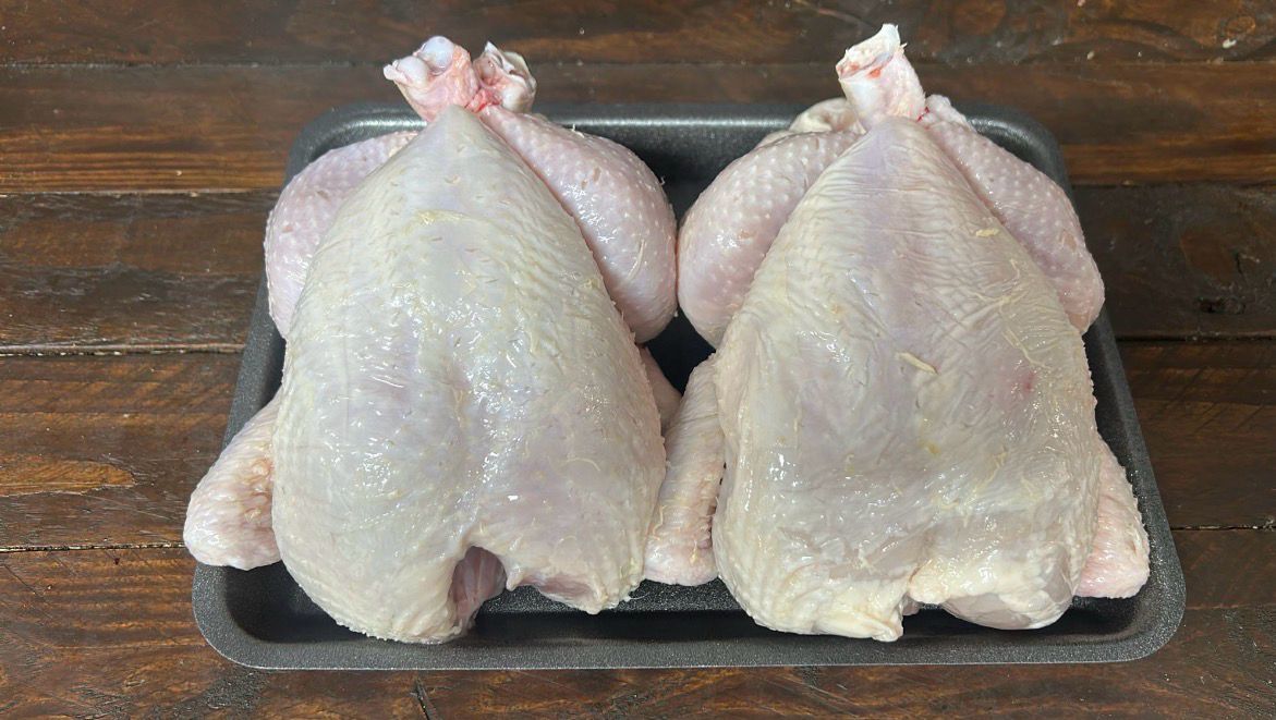 2 Butter Basted Whole Chickens