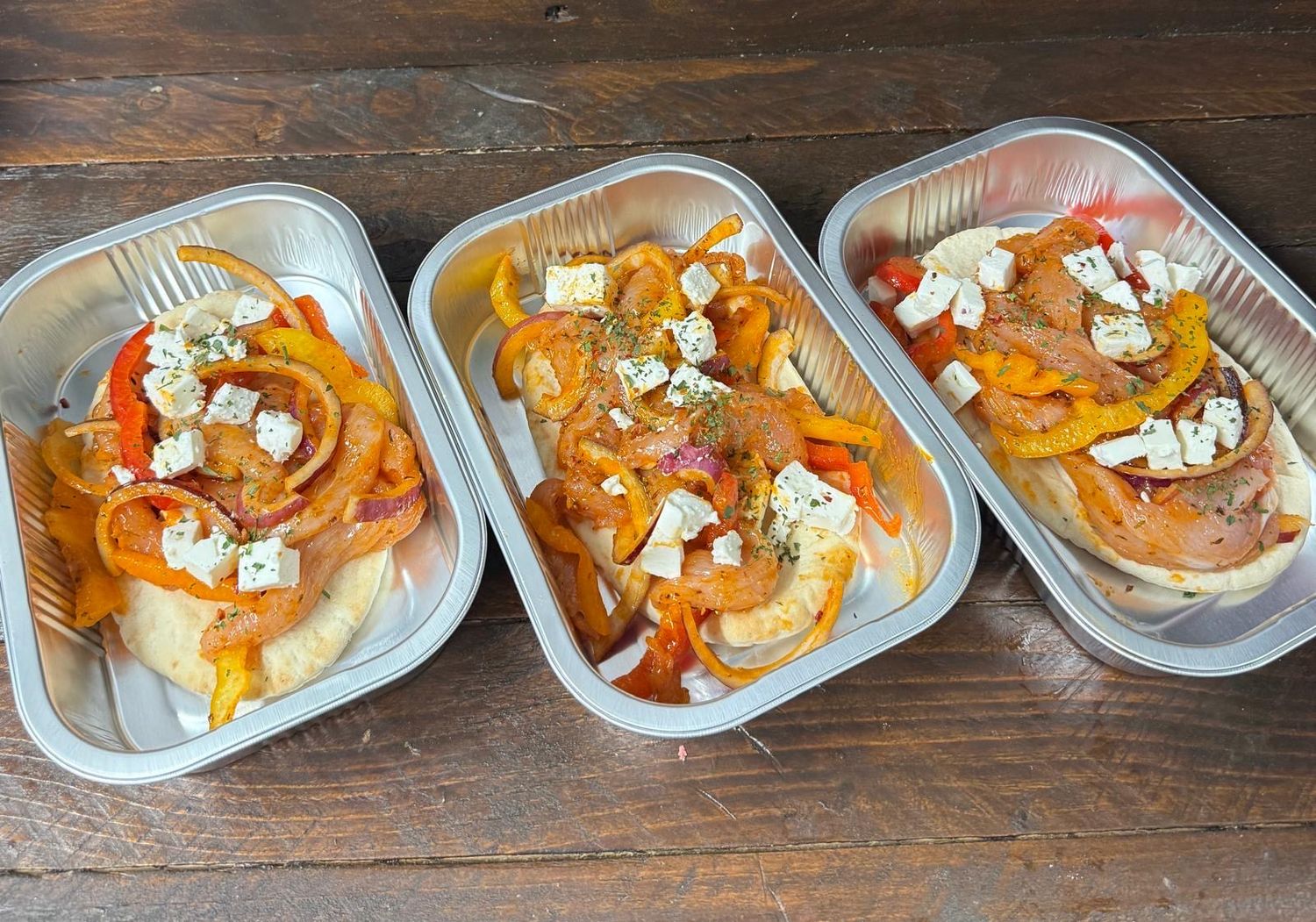 Mediterranean Chicken Flatbread