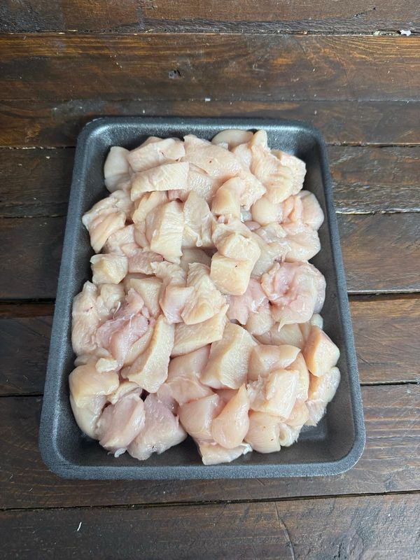 DICED CHICKEN 1.3kg £10