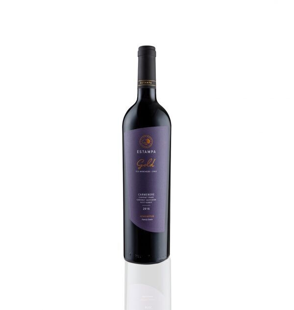 Estampa Gold Carmenere Blend. Vino tinto, 750 ml.