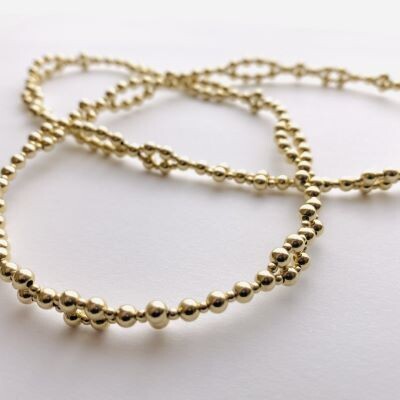 Tantric Necklace: Gold,  klein