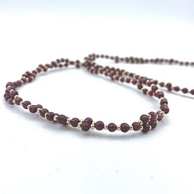 Tantric Necklace: Granat & Gold mini