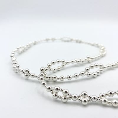 Tantric Necklace: Silber,  klein