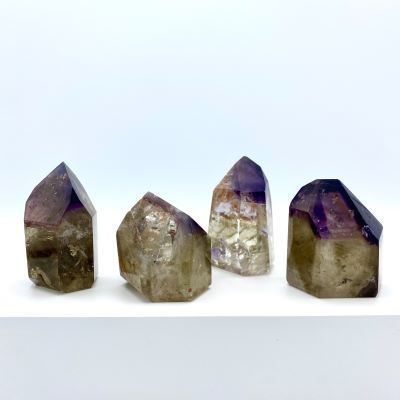 Amethyst, Bergkristall, Rauchquarz, Citrin ca. 60 g
