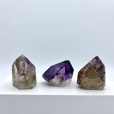 Amethyst, Bergkristall, Rauchquarz, Citrin ca. 85 g