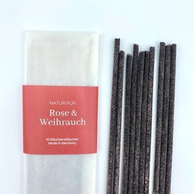 Rose & Weihrauch Räucherstäbchen