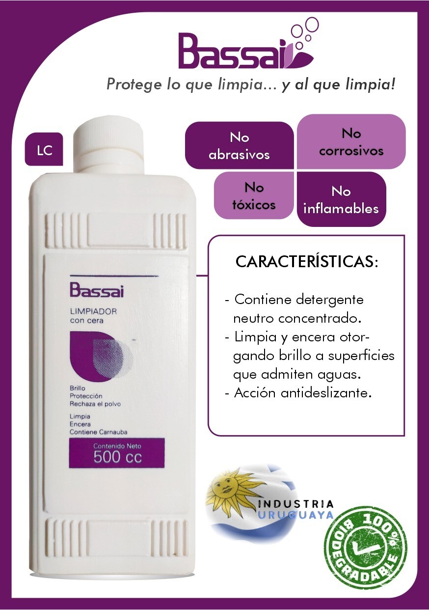 Limpiador con cera