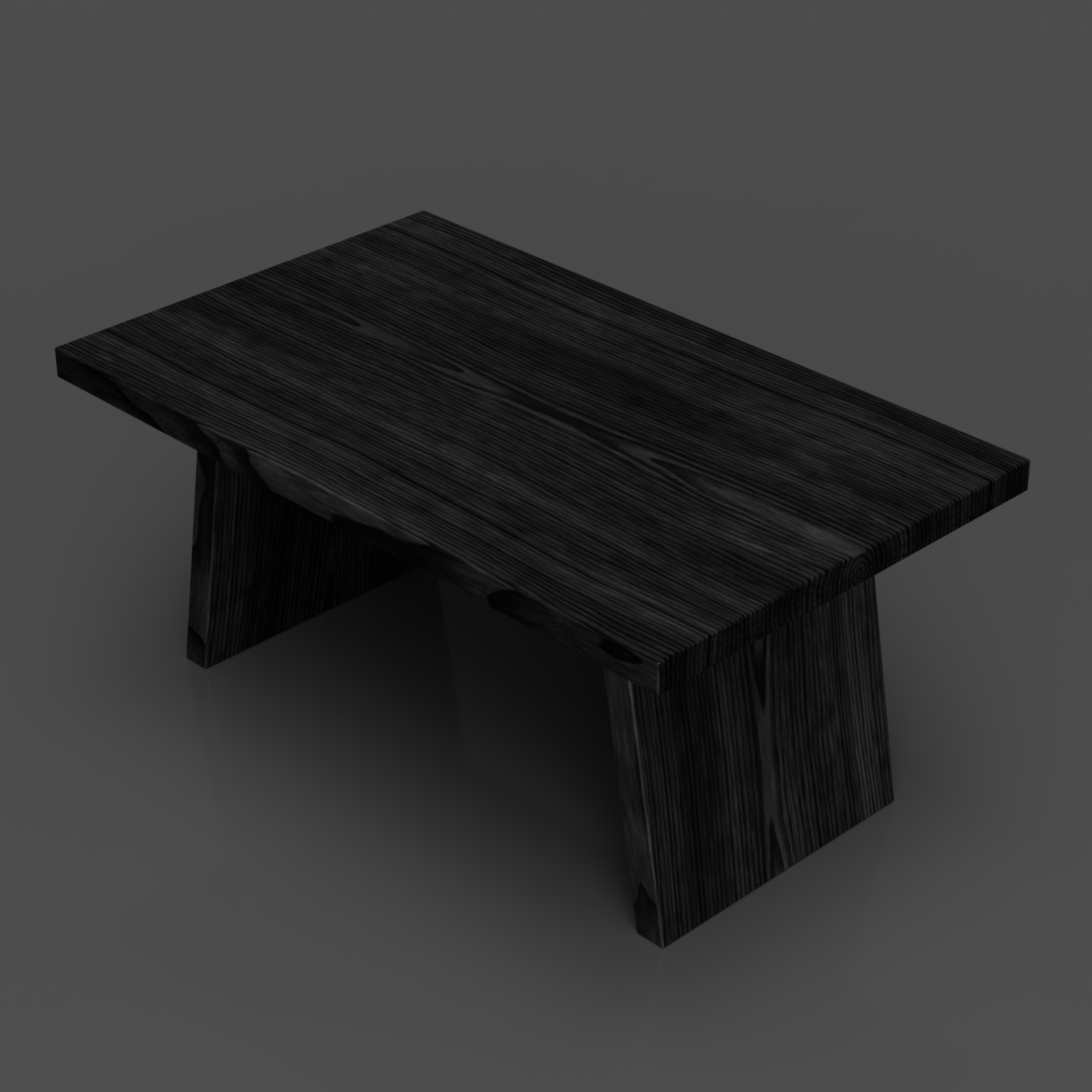 BLACK Oak Couchtisch