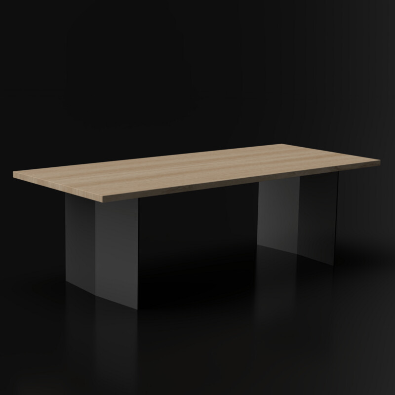 ANVIL Dining Table, Dimension: 140x70cm, Wood: Oak