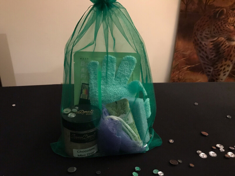 Chocolate Mint Drop Sugar Scrub Swag Bag