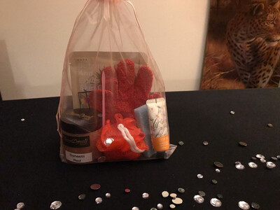 Dynastii Red Sugar Scrub Swag Bag