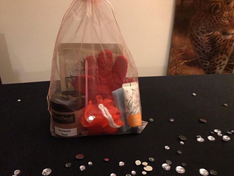 Dynastii Red Sugar Scrub Swag Bag