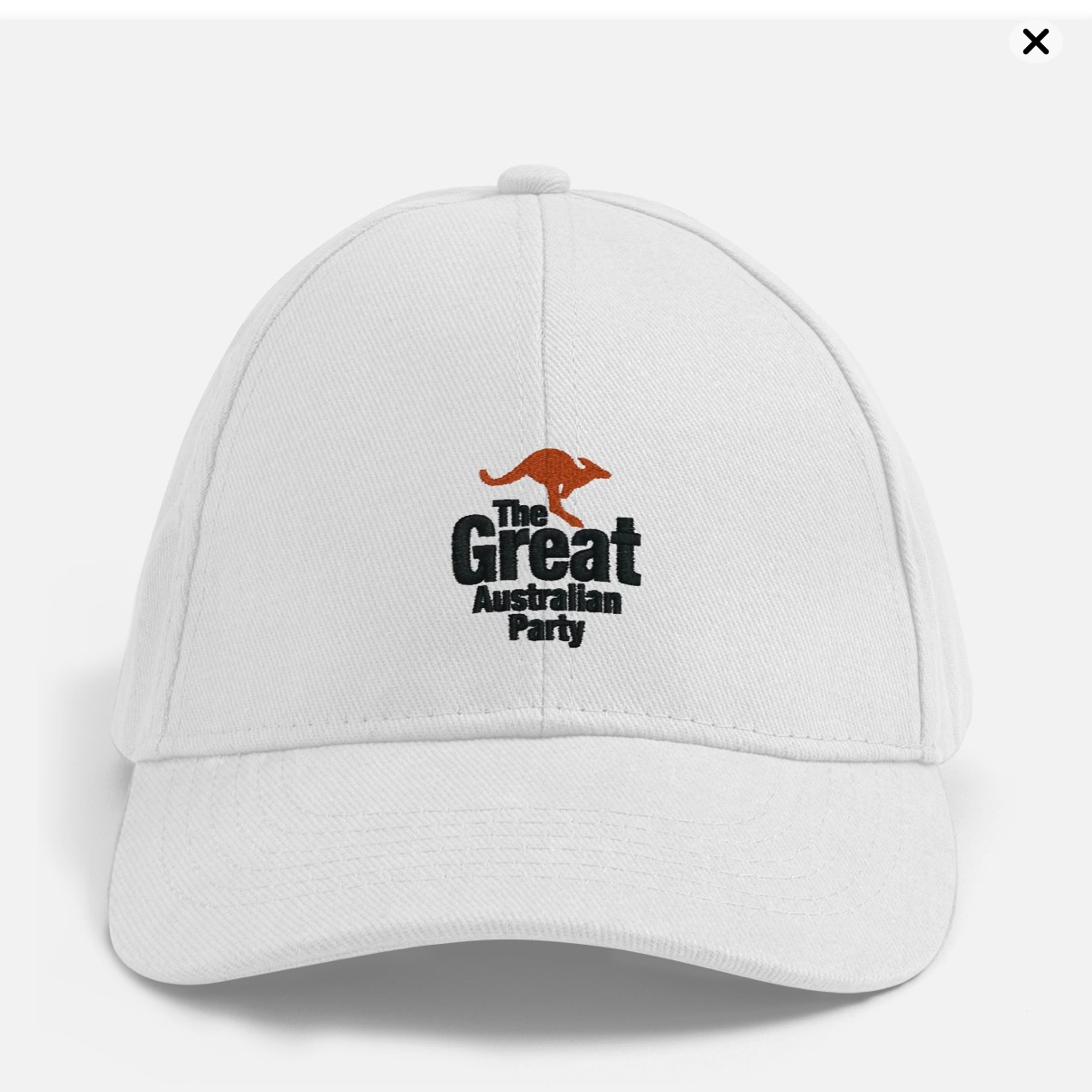 White Cap with Small logo