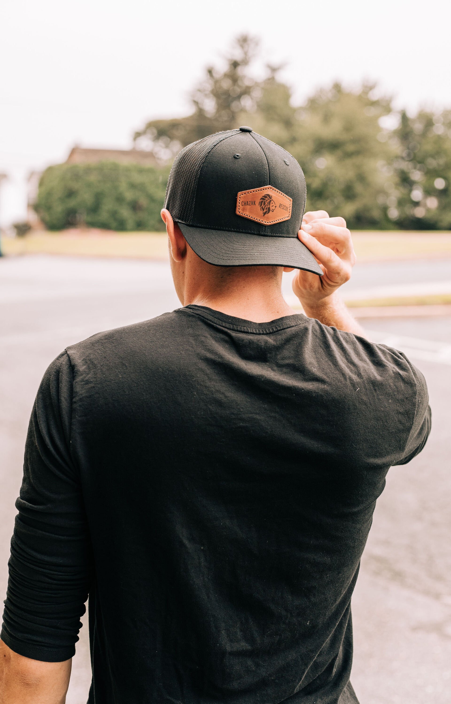 Chazak Rescue Black SnapBack Hats