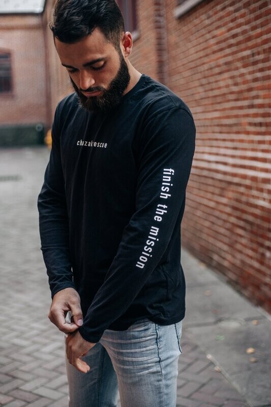 Chazak Rescue Long Sleeve T-Shirt - Black