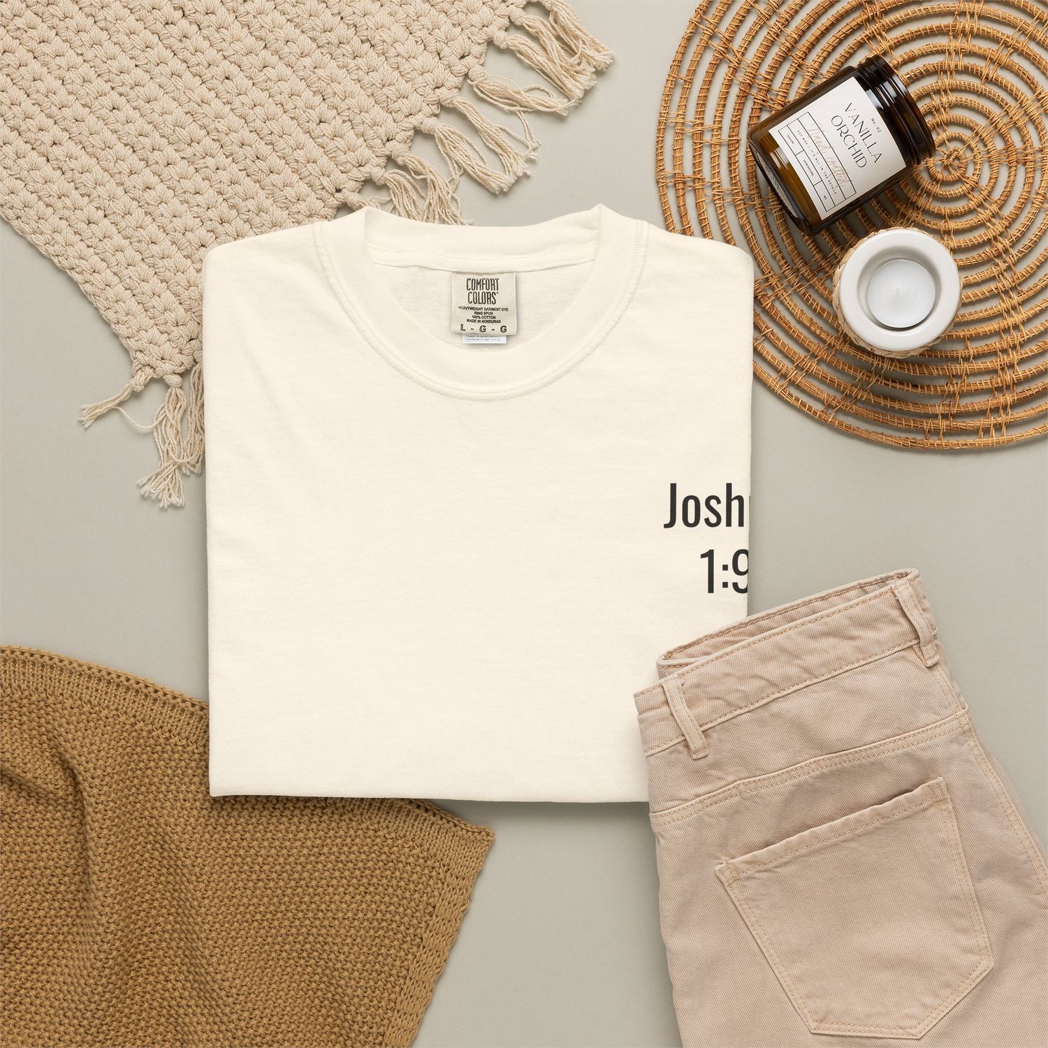 Joshua 1:9 Tee | Ivory Joshua 1:9 Tee | Ivory