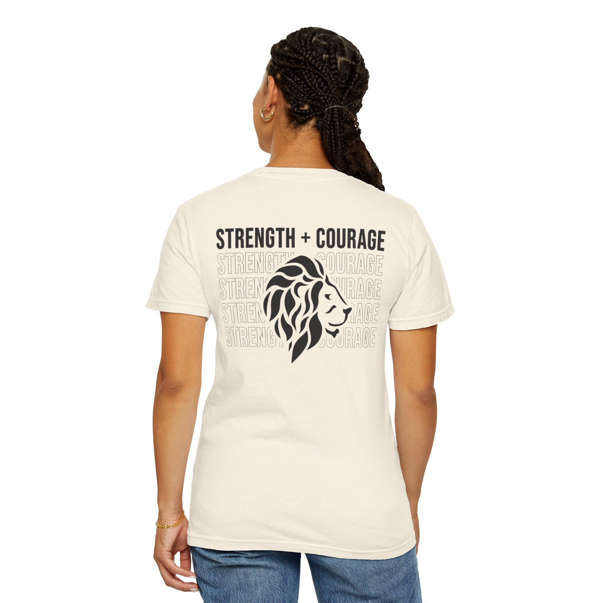 Joshua 1:9 Tee | Ivory