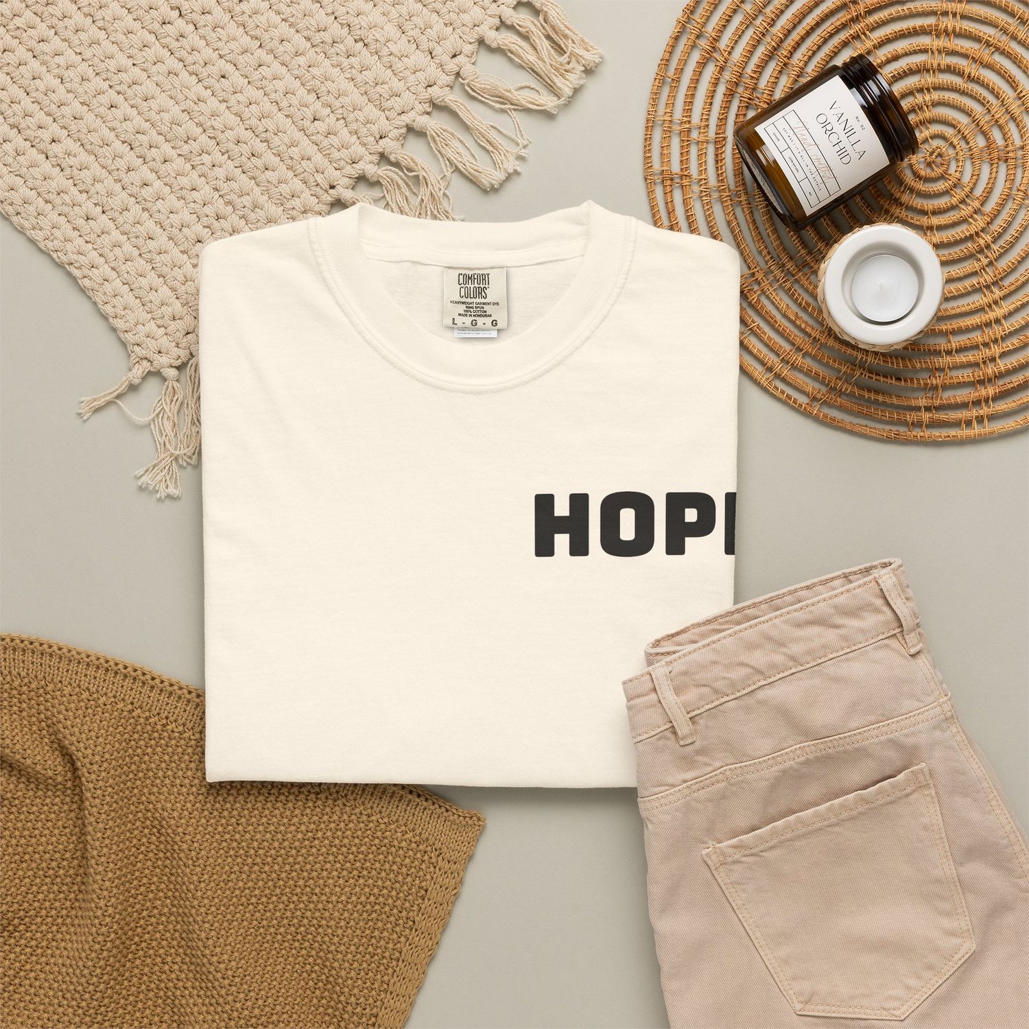 HOPE T-Shirt | Ivory HOPE T-Shirt | Ivory