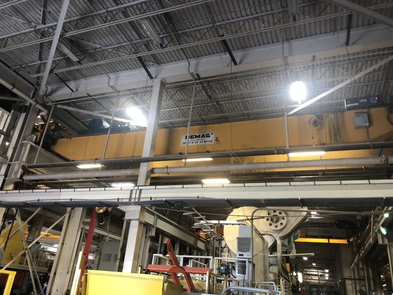 40 Ton Capacity Demag Overhead Bridge Crane For Sale