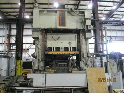 400 Ton Press For Sale Minster Straight Side Press