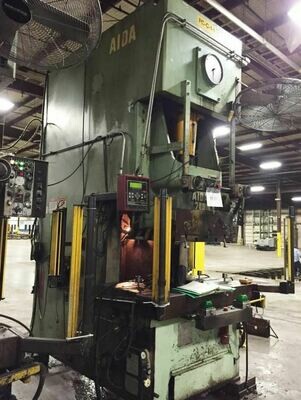 220 Ton Press For Sale Aida Single-Point Gap Press