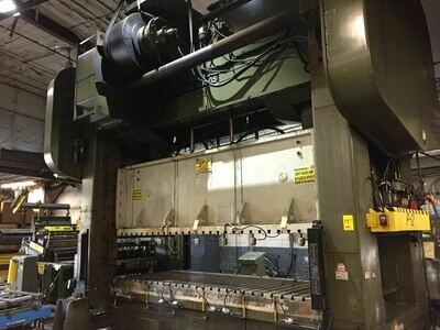 600 Ton Press For Sale Brown and Boggs Straight Side Press