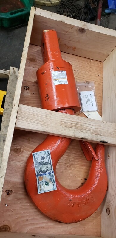 35 Ton Crosby Swivel Hooks For Sale (4 Available)