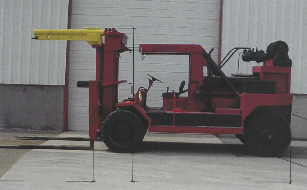41,000lb Forklift For Say Taylor Big Red