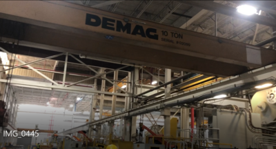 10 Ton Demag Overhead Bridge Crane For Sale