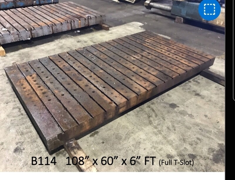 Bolster Plate - 108" x 60" x 6" - For Sale