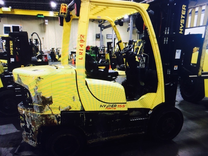 15,500lb Hyster S155 Forklift For Sale 7.75 Ton