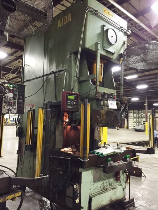 ​220 Ton Press For Sale Aida Single-Point Gap Press