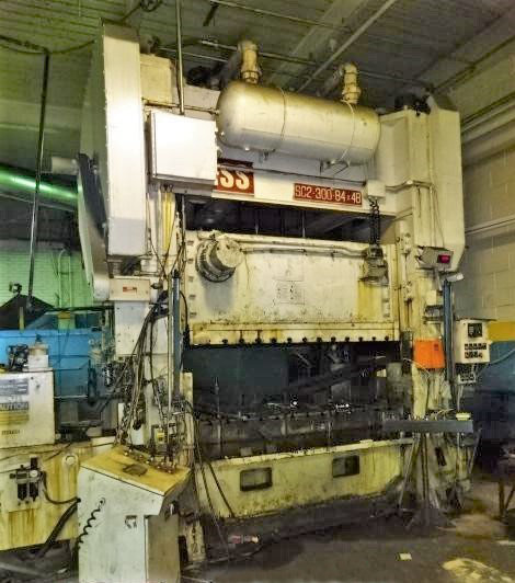 300 Ton Press For Sale Bliss Straight Side Press