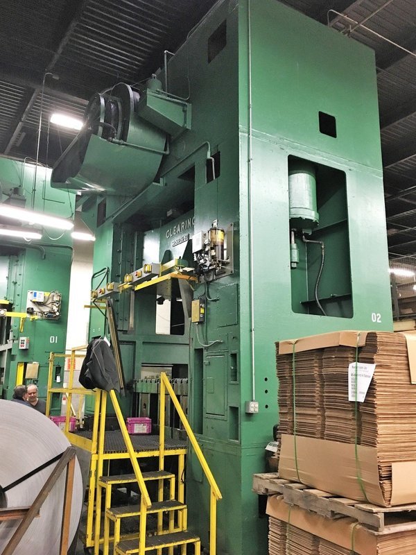 500 Ton Press For Sale USI Clearing Straight Side Press