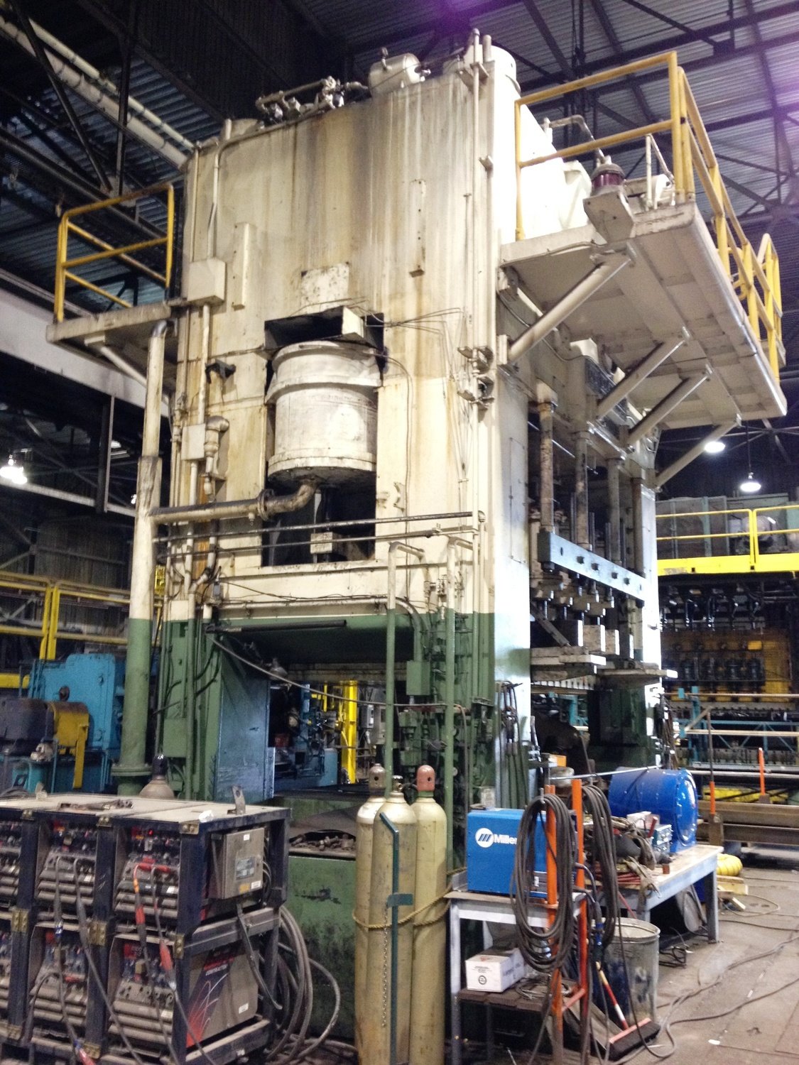​1200 Ton Press For Sale USI Clearing Straight Side Press