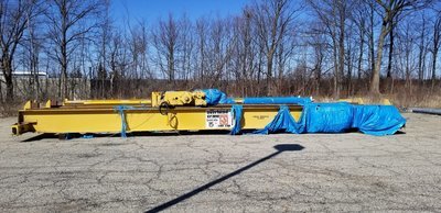 15 Ton Capacity Shepard Niles Overhead Bridge Crane For Sale