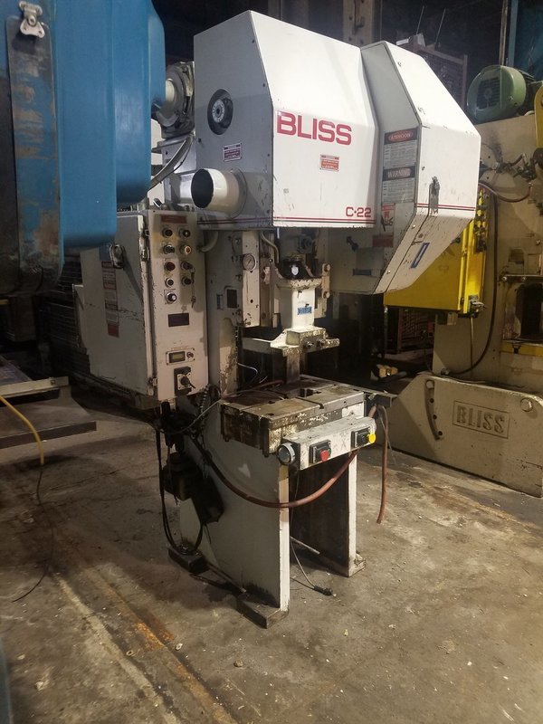 22 Ton Press For Sale Bliss OBI Press