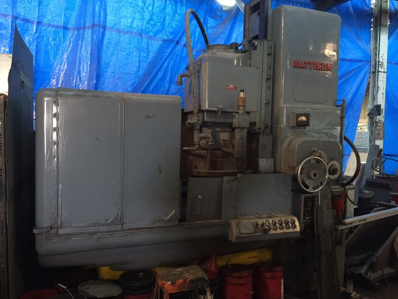 42" Mattison Rotary Surface Grinder For Sale