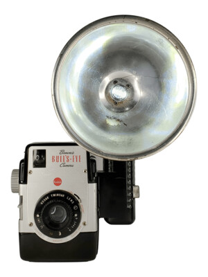 Kodak Bull's Eye Brownie Camera with LED Light