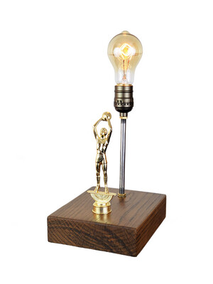 Touch Lamp vintage basketball trophy