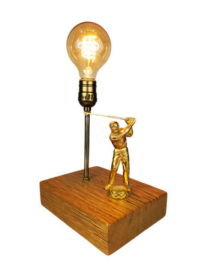 Touch Lamp Golfer Trophy